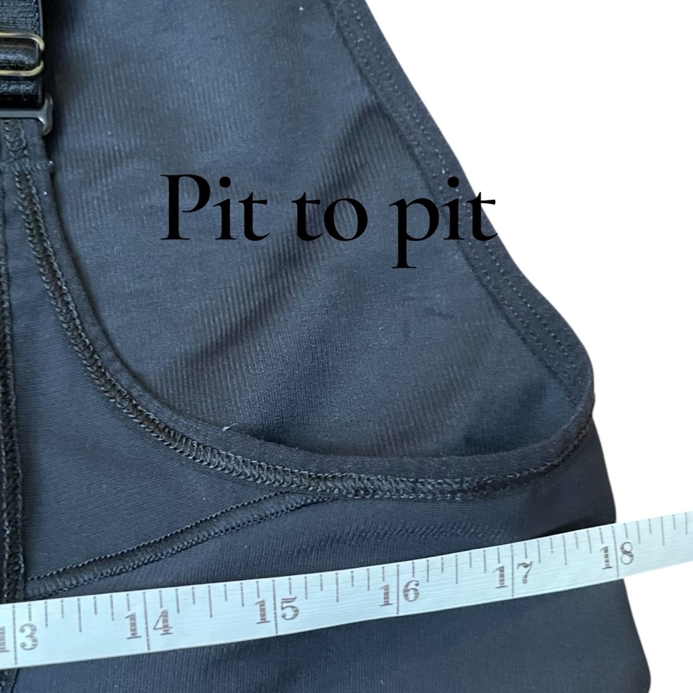 Marena Recovery 4XL Black Post-Op Compression Bodysuit Medical Grade Bib Style - Picture 5 of 6